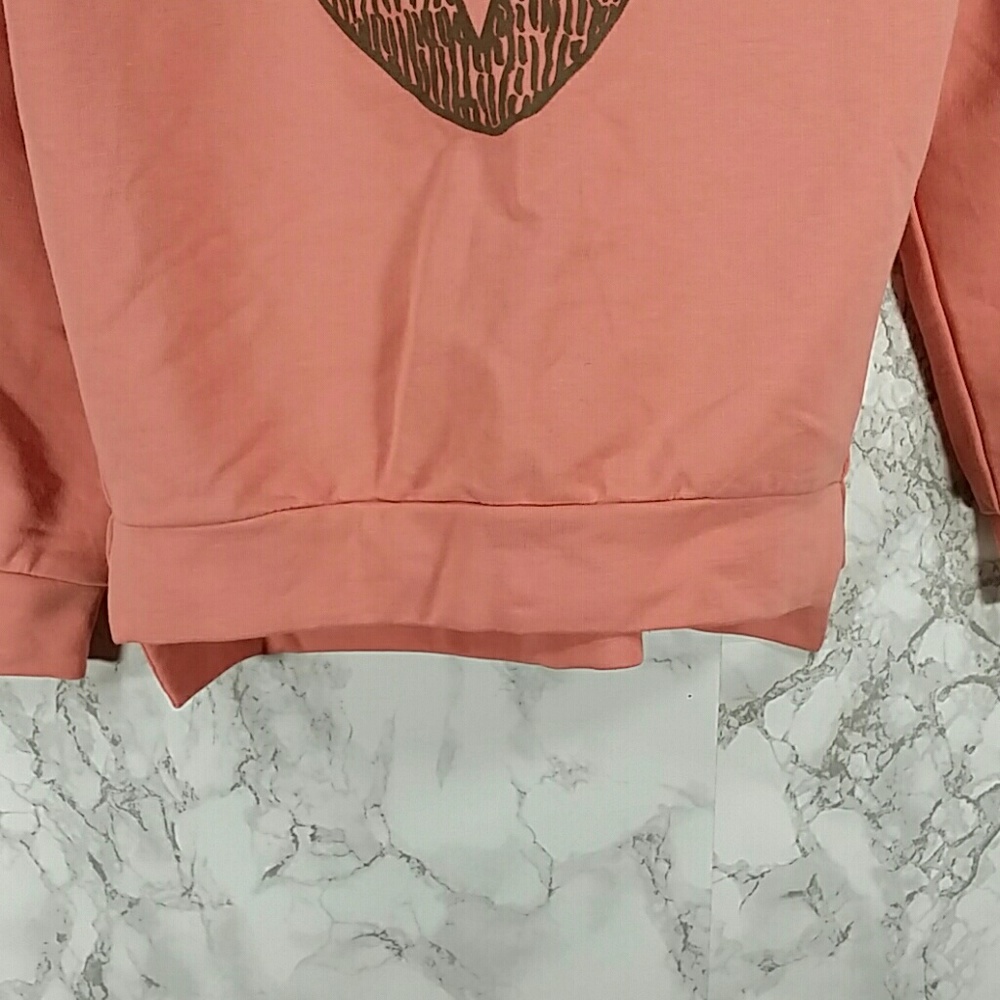 Coral Pink Hoodie. Kids :) - Picture 4 of 5